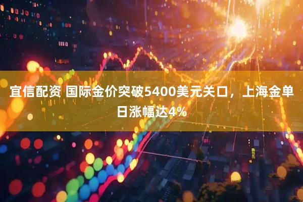 宜信配资 国际金价突破5400美元关口，上海金单日涨幅达4%